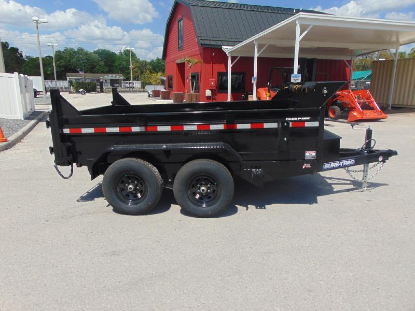 New Sure-Trac 6X10 10K Single Ram Dump Trailer