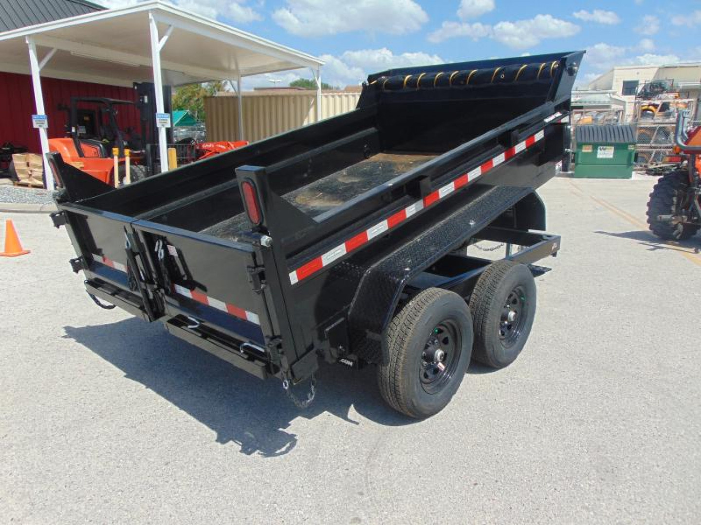 New Sure-Trac 6X10 10K Single Ram Dump Trailer