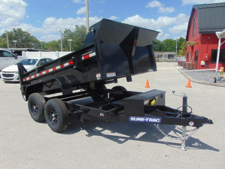 New Sure-Trac 6X10 10K Single Ram Dump Trailer