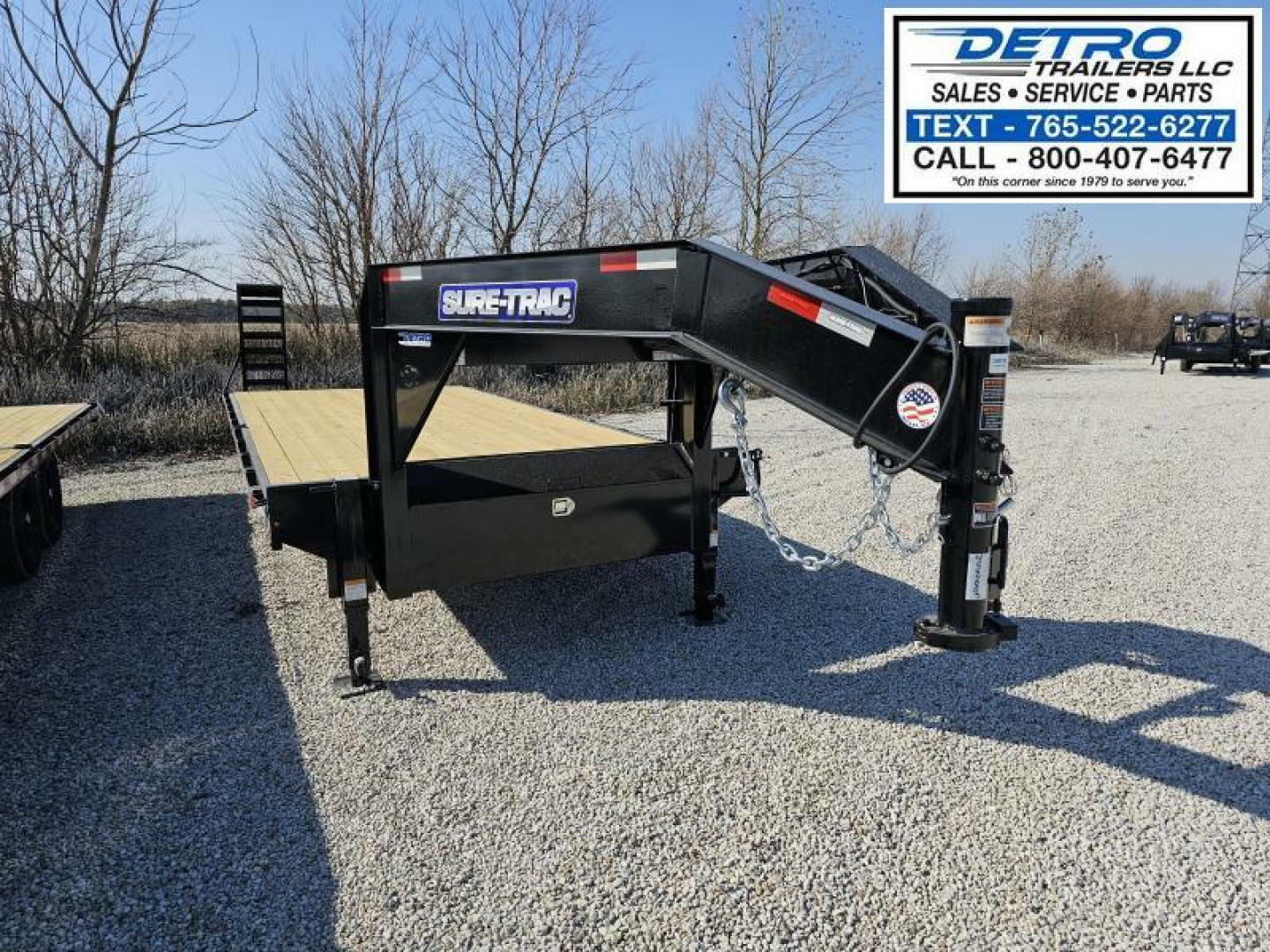 New 2025 Sure-Trac 102" x 24' (20+4) 15K Std Duty Gooseneck Beavertail Deckover Trailer