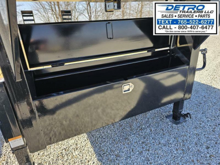 New 2025 Sure-Trac 102" x 24' (20+4) 15K Std Duty Gooseneck Beavertail Deckover Trailer