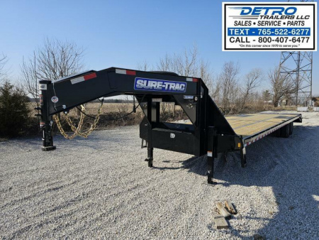 New PENDING - 2025 Sure-Trac 102  x 40' (35+5) 25.9K HD Low Profile Gooseneck Beavertail Deckover Trailer
