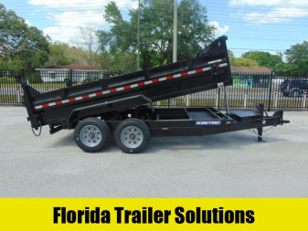 New Sure-Trac 82X14 16k Telescopic Dump Trailer