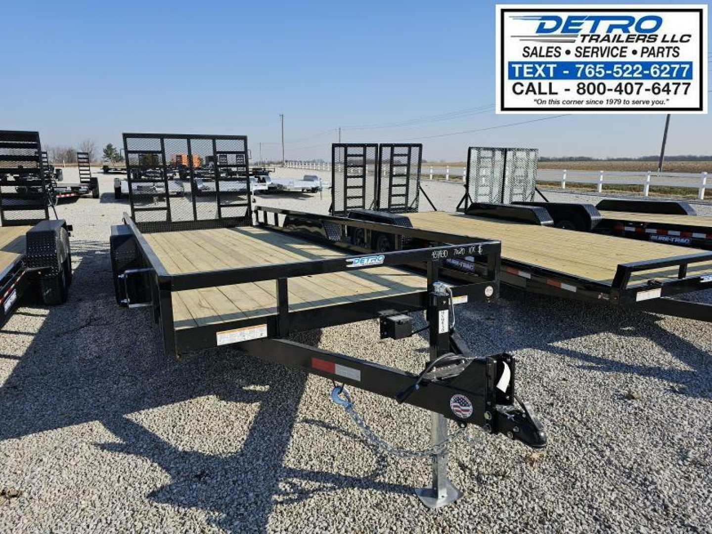 New 2025 Sure-Trac 7' x 20' 10K Tube Top Utility Trailer