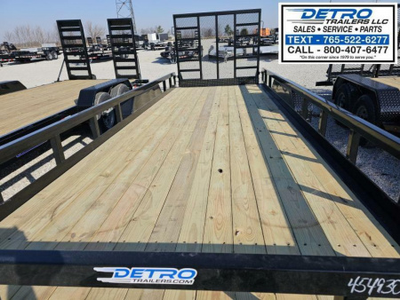 New 2025 Sure-Trac 7' x 20' 10K Tube Top Utility Trailer