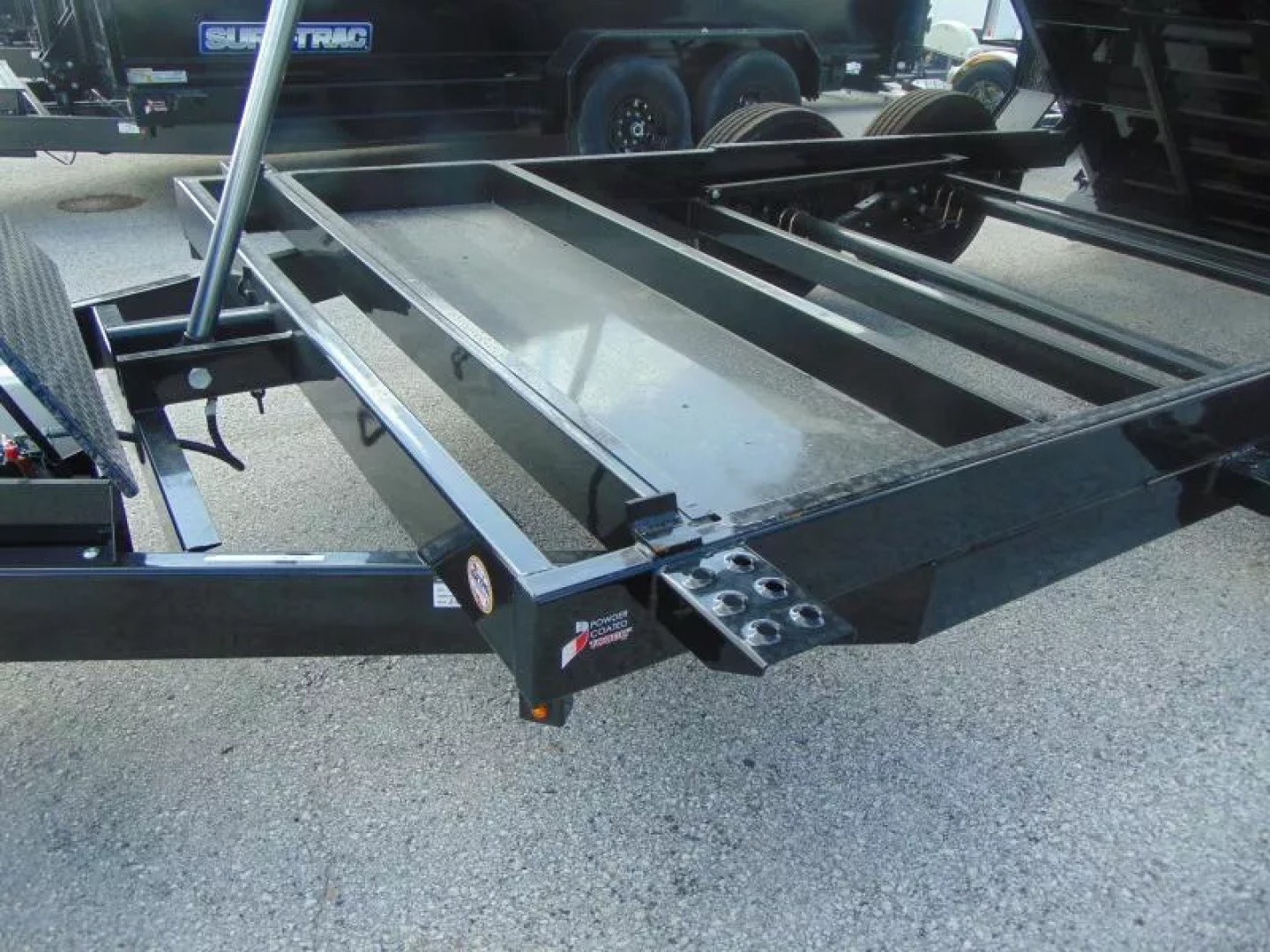 New Sure-Trac 82X14 14k HD Low Profile Telescopic Dump Trailer w/LRG Tire Upgrade, 4' Sidewalls