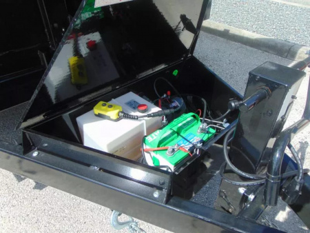 New Sure-Trac 82X14 14k HD Low Profile Telescopic Dump Trailer w/LRG Tire Upgrade, 4' Sidewalls