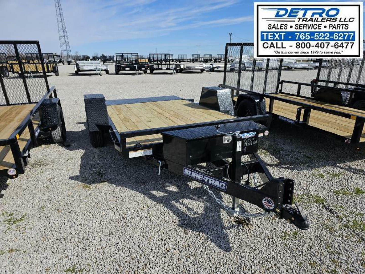 New 2025 Sure-Trac 78" x 12' 10K Single Axle Tilt Bed Equipment Trailer