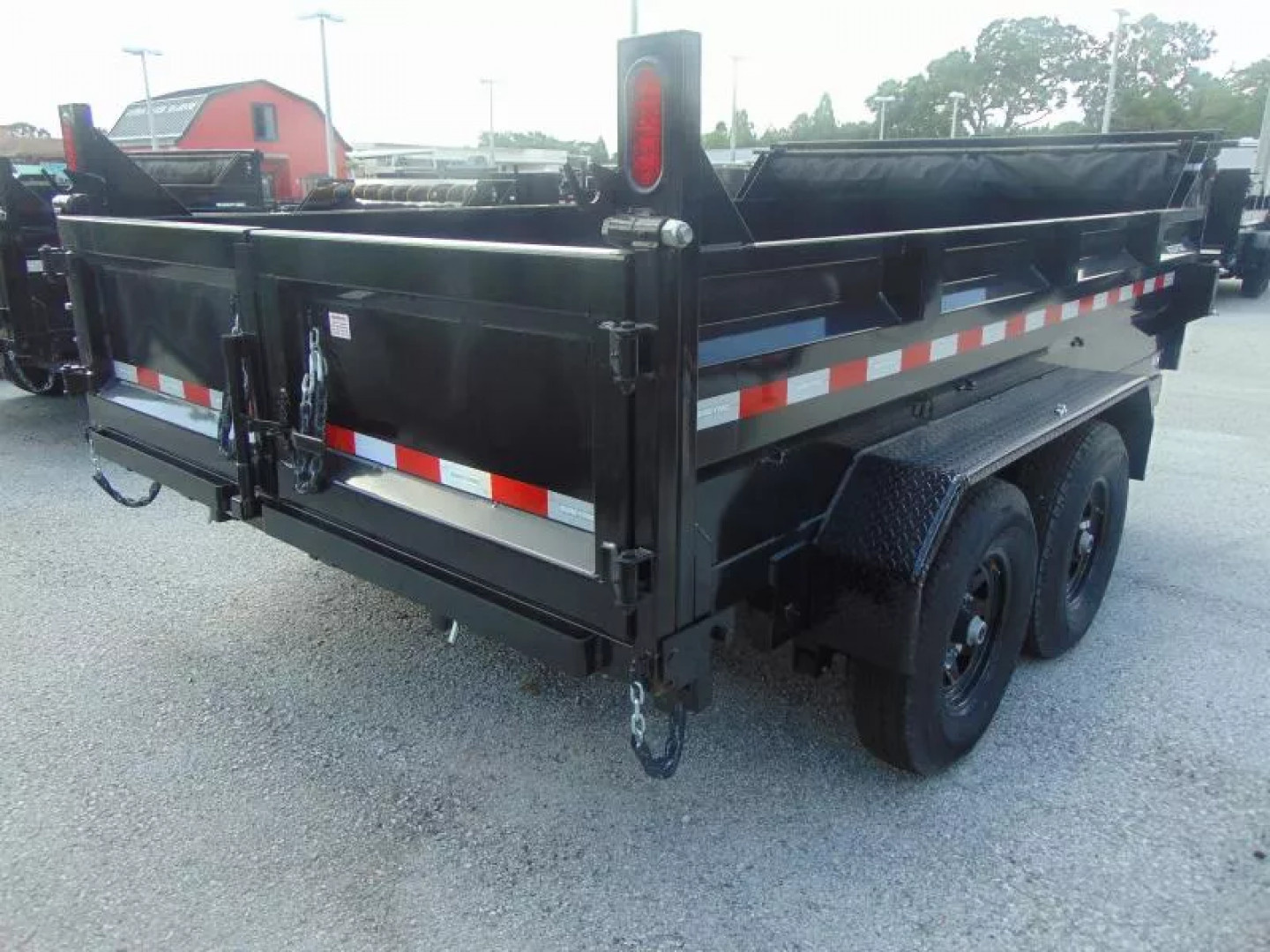 New Sure-Trac 82x12 Low Profile 12k Telescopic Hoist Dump Trailer