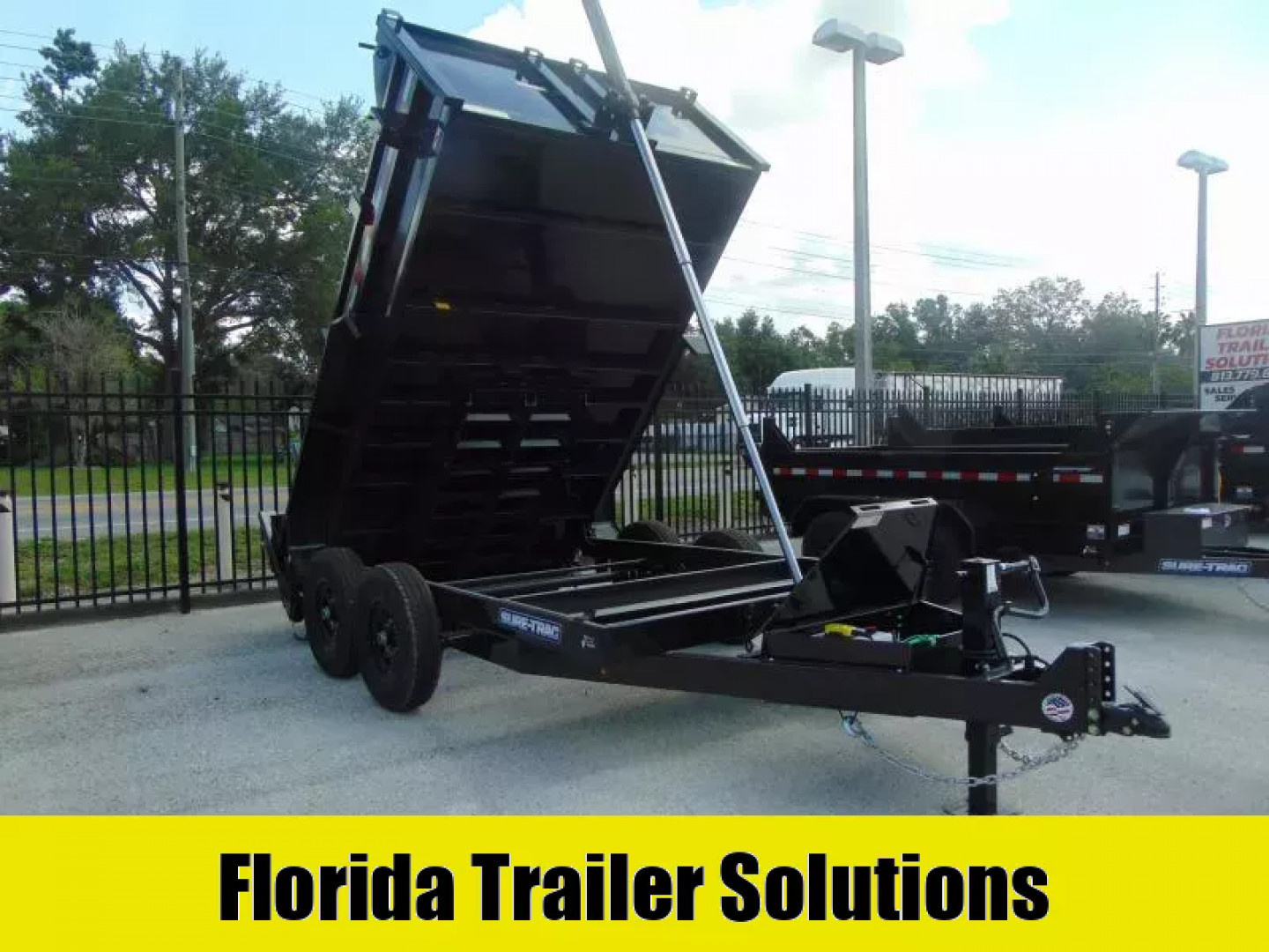 New Sure-Trac 82x12 Low Profile 12k Telescopic Hoist Dump Trailer