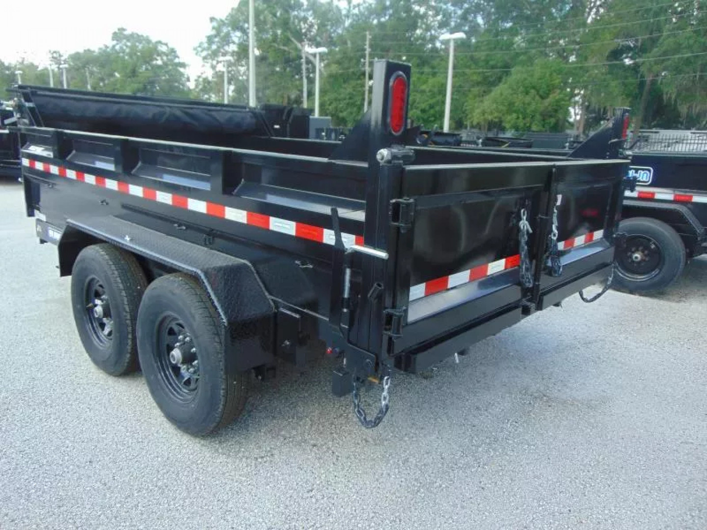 New Sure-Trac 82x12 Low Profile 12k Telescopic Hoist Dump Trailer