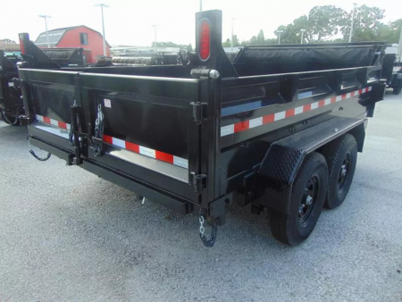 New Sure-Trac 82x12 Low Profile 12k Telescopic Hoist Dump Trailer