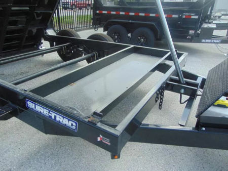 New Sure-Trac 82x12 Low Profile 12k Telescopic Hoist Dump Trailer