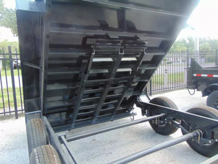 New Sure-Trac 82x12 Low Profile 12k Telescopic Hoist Dump Trailer