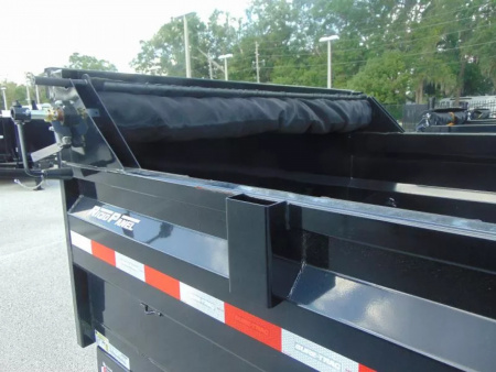 New Sure-Trac 82x12 Low Profile 12k Telescopic Hoist Dump Trailer