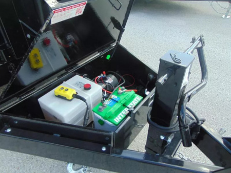 New Sure-Trac 82x12 Low Profile 12k Telescopic Hoist Dump Trailer