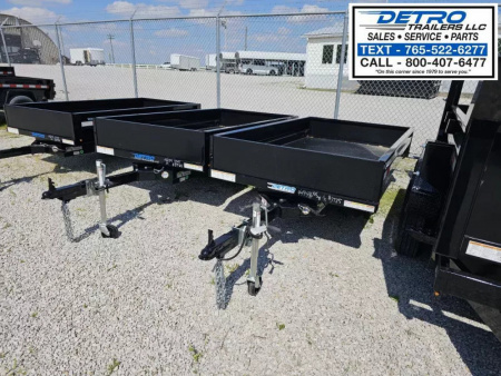 New 2025 Sure-Trac 4.5' x 8' 3K Idler Utility Dump Trailer