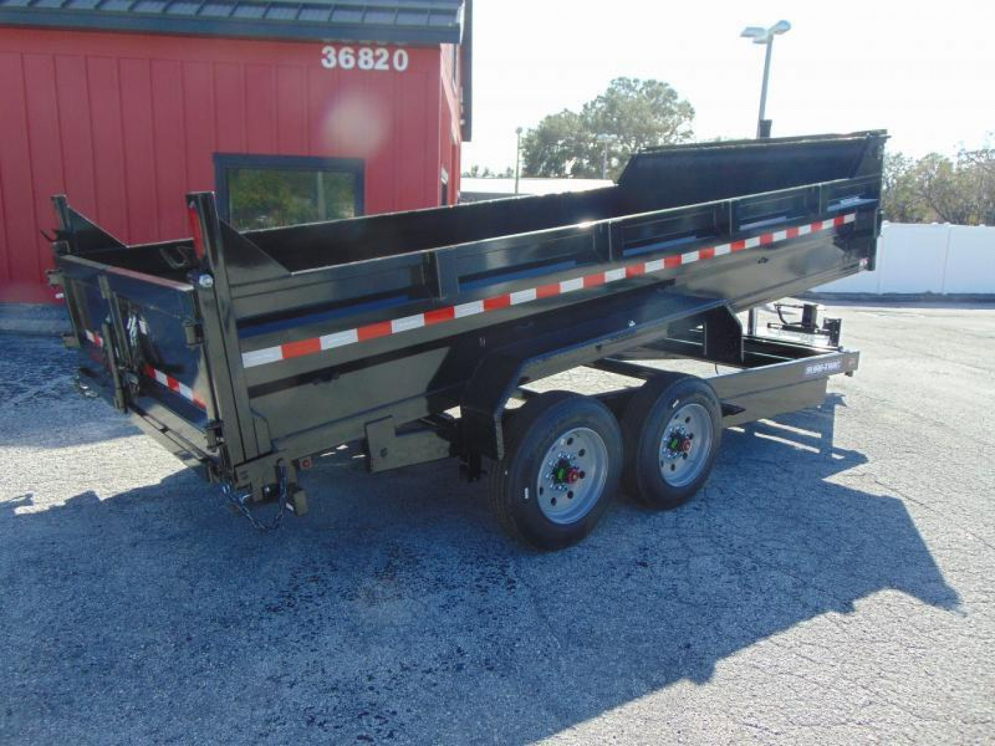 New Sure-Trac 82X16 16K Low Profile Telescopic Dump Trailer