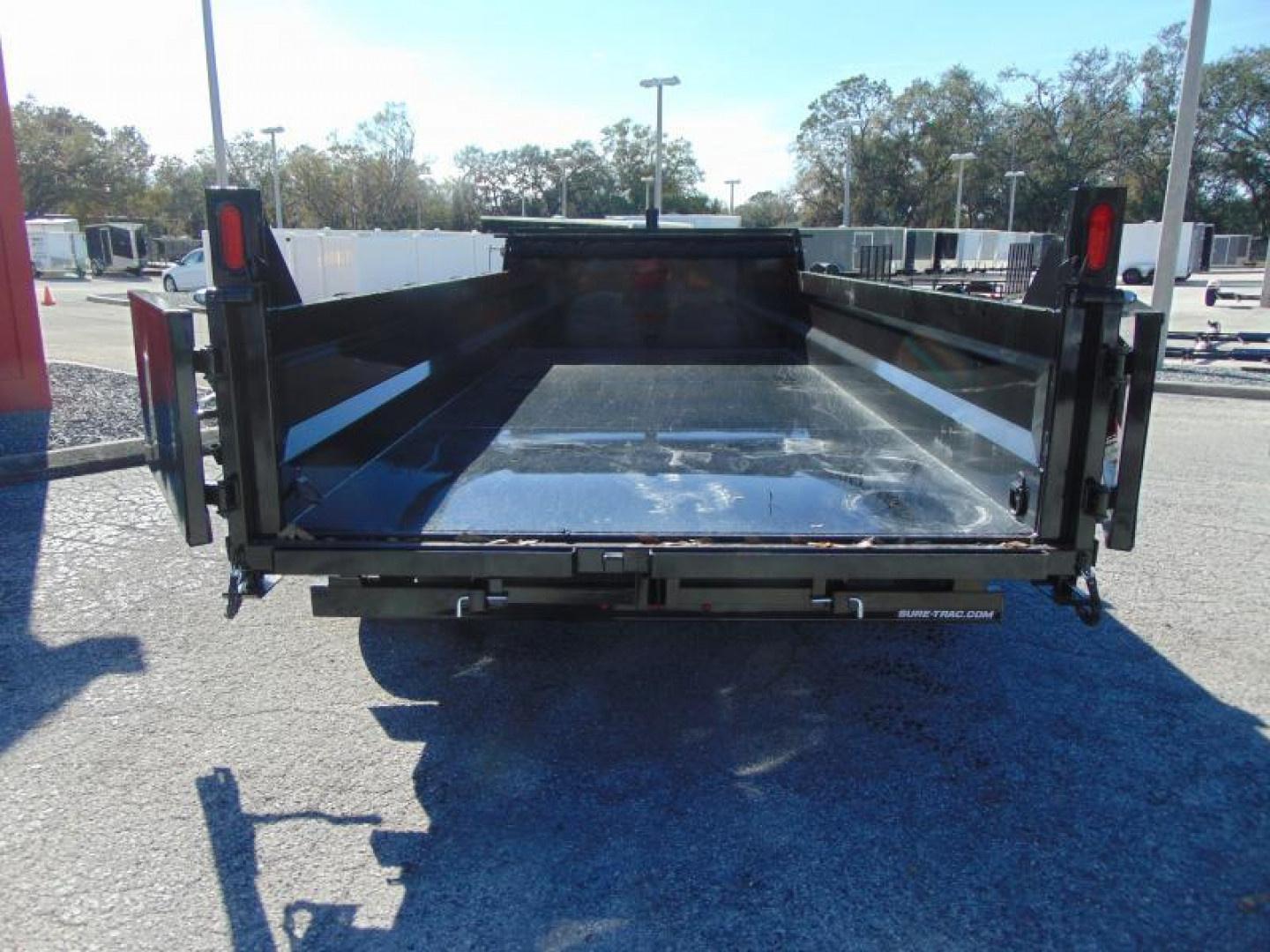 New Sure-Trac 82X16 16K Low Profile Telescopic Dump Trailer