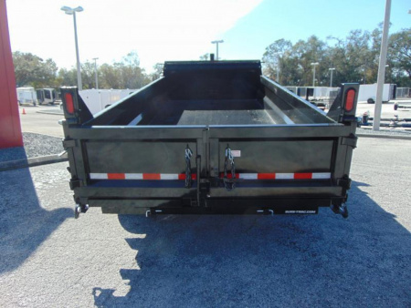 New Sure-Trac 82X16 16K Low Profile Telescopic Dump Trailer
