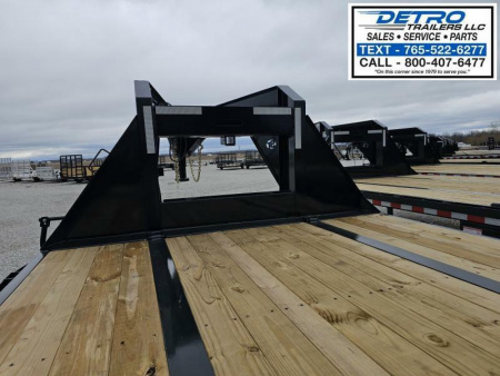 New 2025 Sure-Trac 102" x 30' (20+10) 22.5K HD Gooseneck Low Profile Hydraulic Beavertail Deckover Trailer