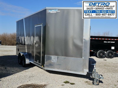 New 2025 Pace American 7' X 23' 7K Avalanche Aluminum Deluxe Enclosed Snowmobile Trailer