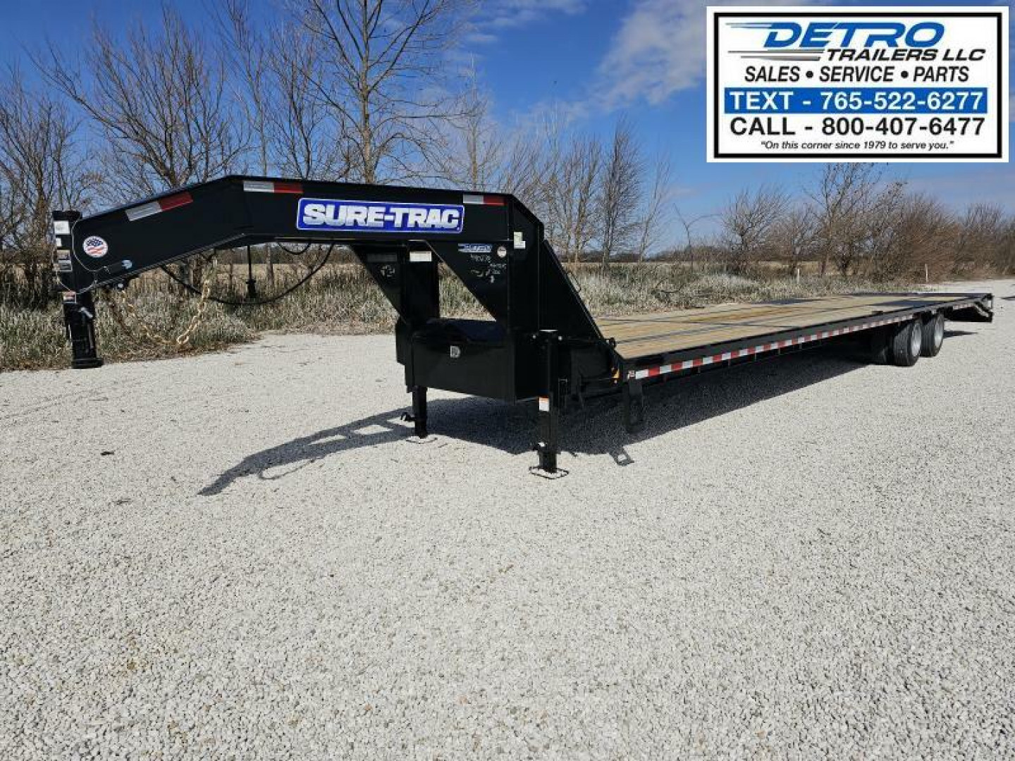 New 2025 Sure-Trac 102" x 40' (35+5) 30K HD Gooseneck Low Profile Beavertail Deckover Trailer