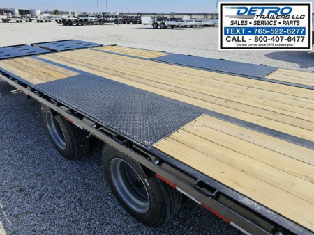 New 2025 Sure-Trac 102" x 40' (35+5) 30K HD Gooseneck Low Profile Beavertail Deckover Trailer
