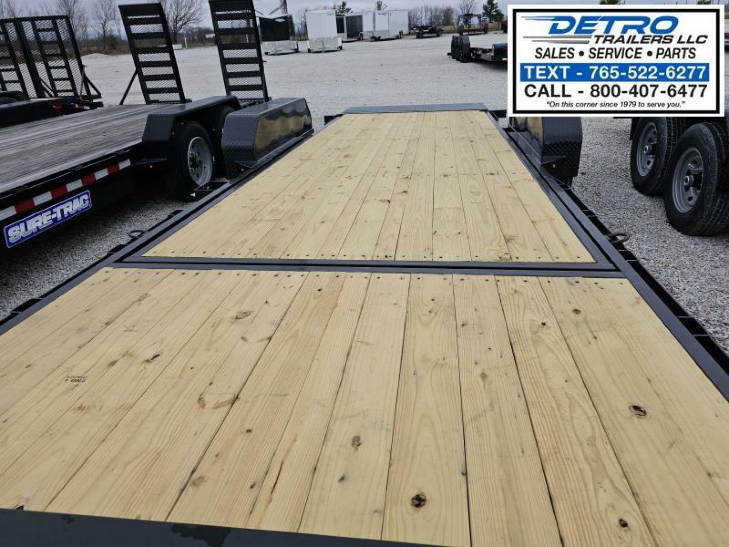 New 2025 Sure-Trac 7' x 22' (18+4) 14K Tilt Bed Equipment Trailer