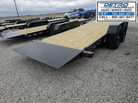 New 2025 Sure-Trac 7' x 22' (18+4) 14K Tilt Bed Equipment Trailer