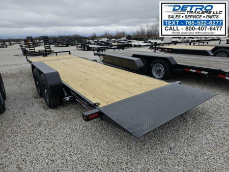 New 2025 Sure-Trac 7' x 22' (18+4) 14K Tilt Bed Equipment Trailer