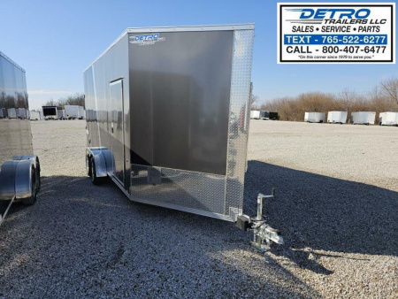 New 2025 Pace American 7' X 23' 7K Avalanche Aluminum Deluxe Enclosed Snowmobile Trailer