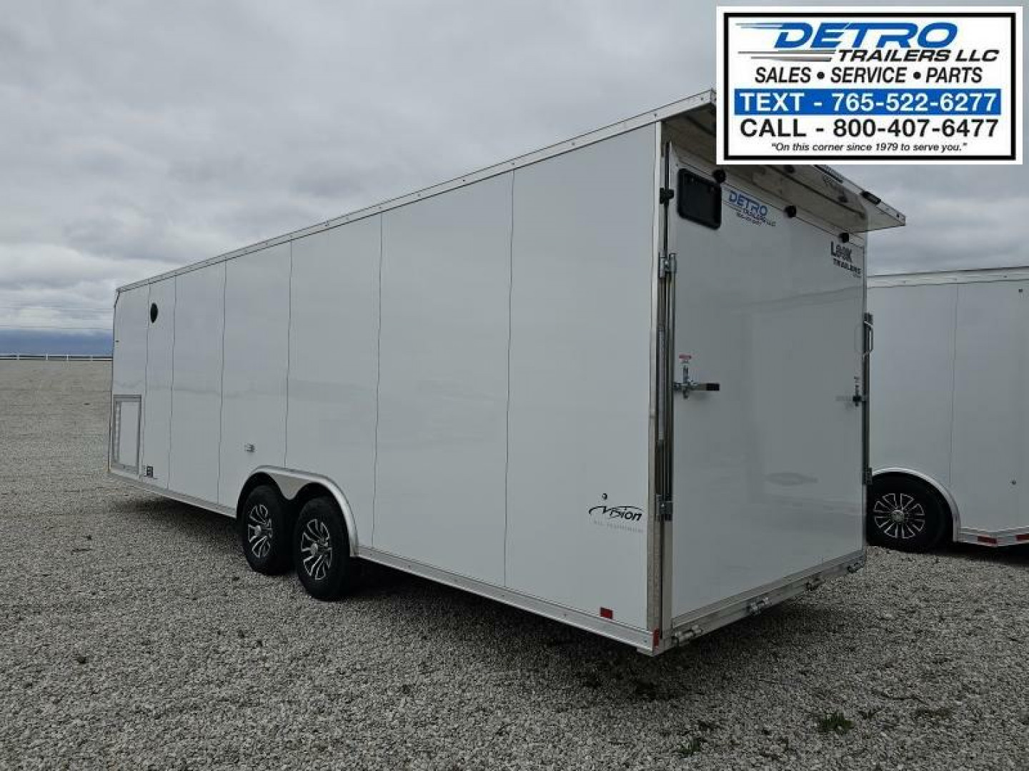 New 2025 Look Trailers VISION 8.5' x 26' 10K Aluminum Bullnose Car/Racing Trailer