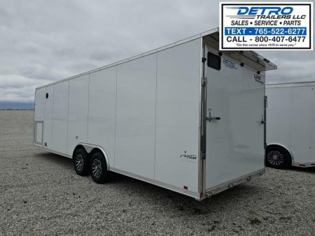 New 2025 Look Trailers VISION 8.5' x 26' 10K Aluminum Bullnose Car/Racing Trailer