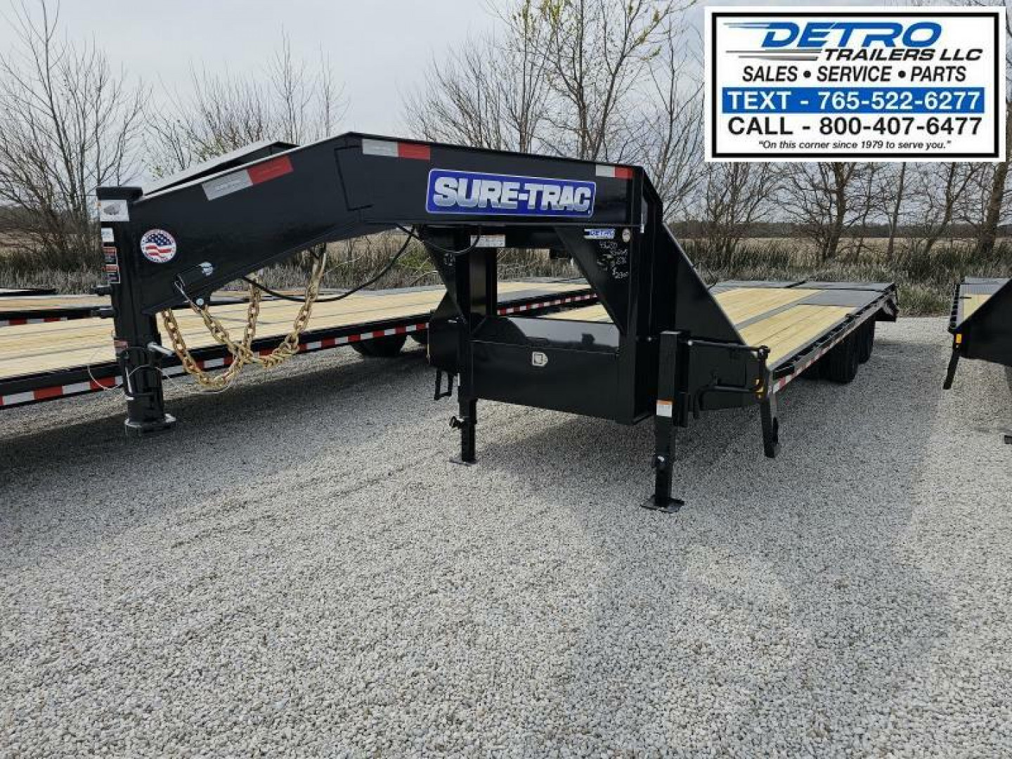 New 2025 Sure-Trac 102" x 25' (20+5) 25.9K HD Gooseneck Low Profile Beavertail Deckover Trailer