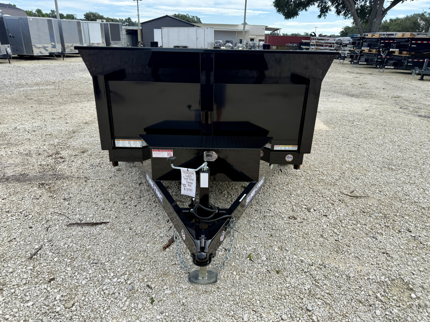 New Sure-Trac 6X10 10K Single Ram Dump Trailer