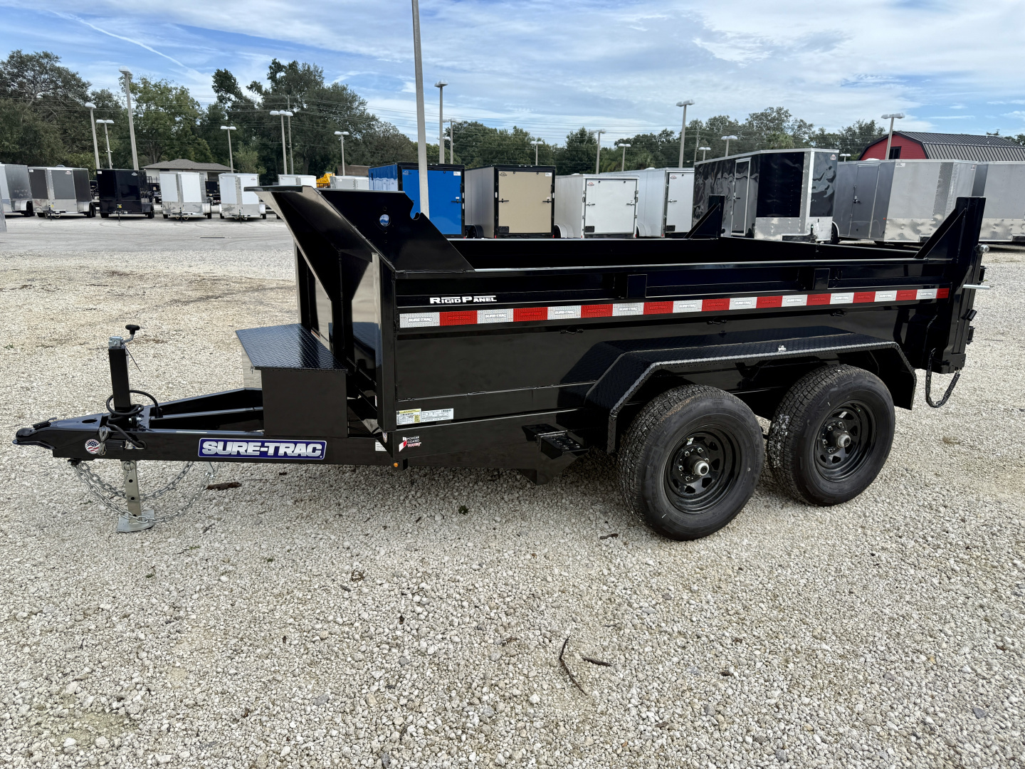 New Sure-Trac 6X10 10K Single Ram Dump Trailer