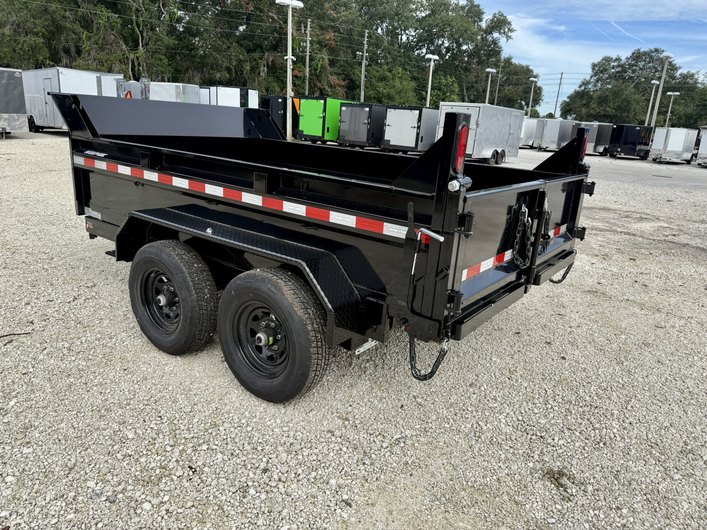 New Sure-Trac 6X10 10K Single Ram Dump Trailer