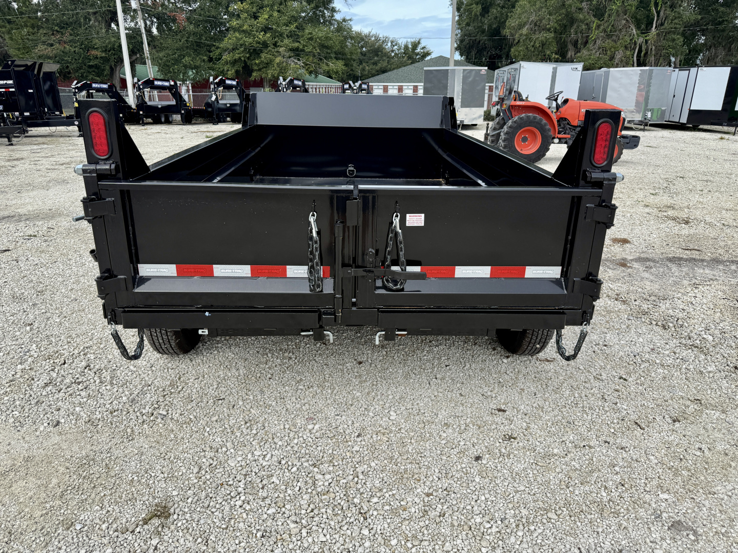 New Sure-Trac 6X10 10K Single Ram Dump Trailer