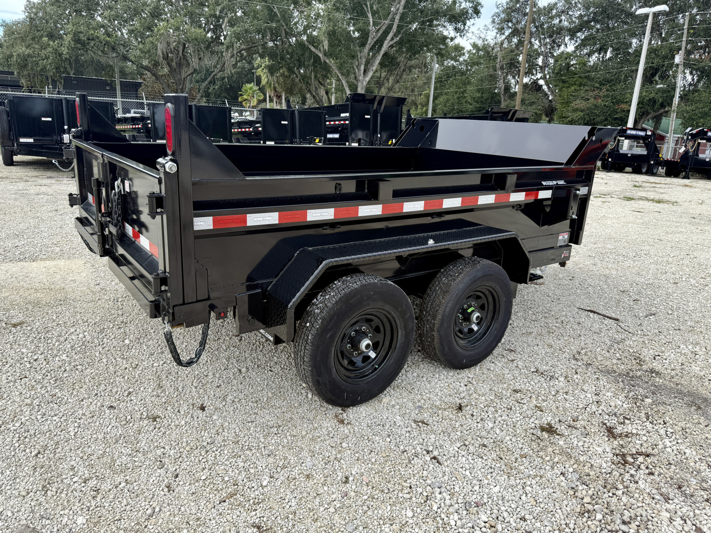 New Sure-Trac 6X10 10K Single Ram Dump Trailer