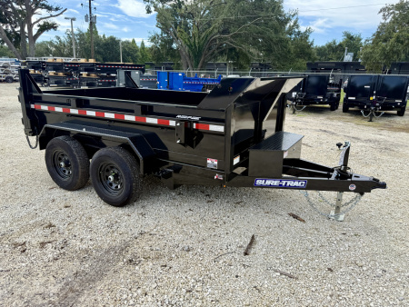 New Sure-Trac 6X10 10K Single Ram Dump Trailer