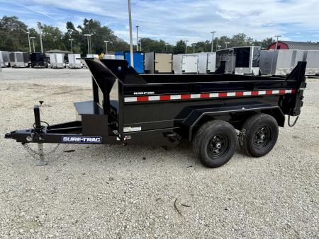 New Sure-Trac 6X10 10K Single Ram Dump Trailer