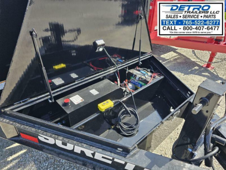 New 2025 Sure-Trac 7' x 16' 15.4K Pro Series Telescopic Dump Trailer