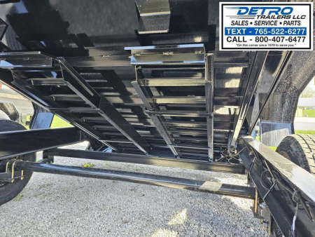 New 2025 Sure-Trac 7' x 16' 15.4K Pro Series Telescopic Dump Trailer