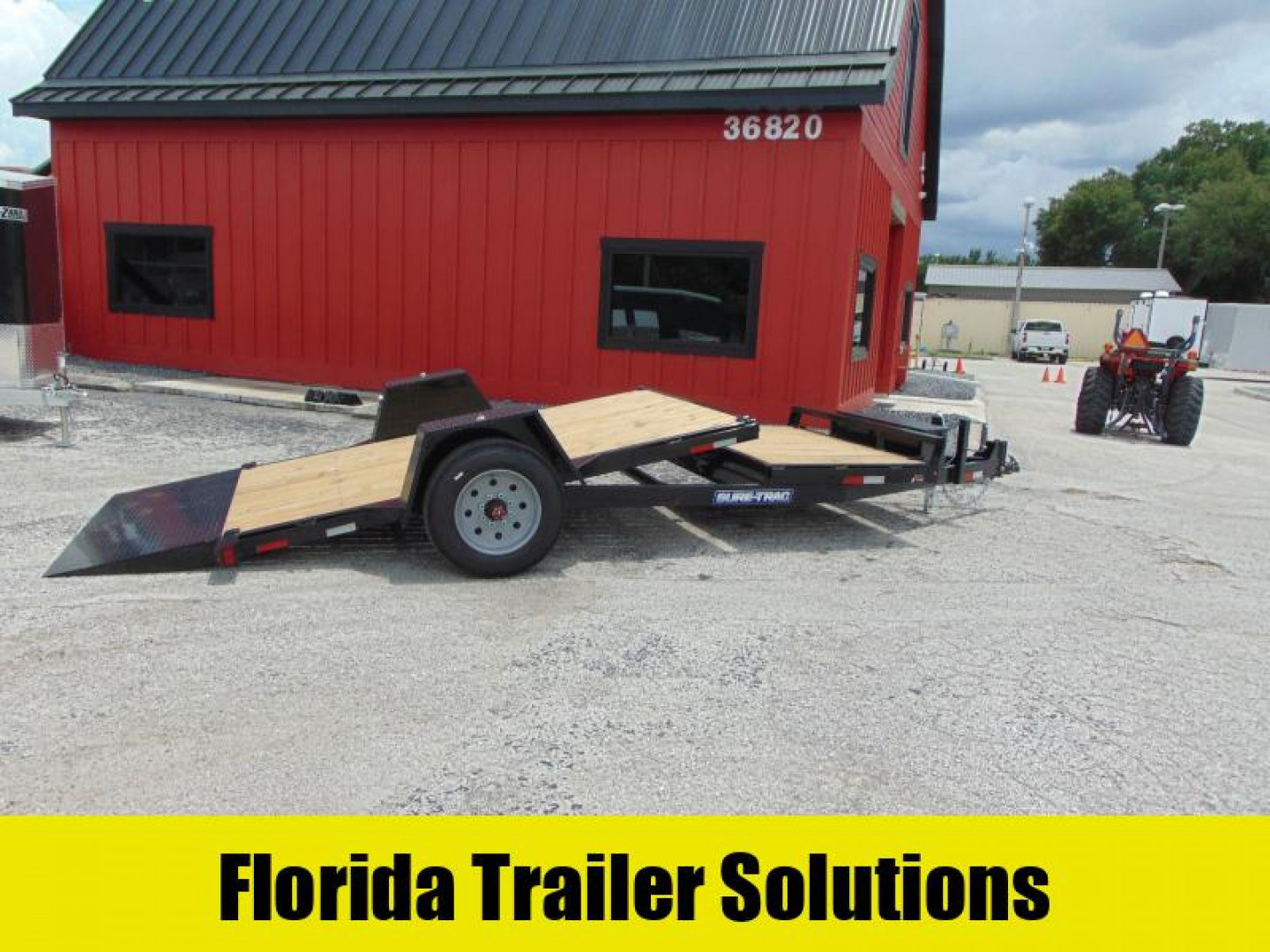 New Sure-Trac 78X12+4 Tilt Deck 10K Equipment Trailer