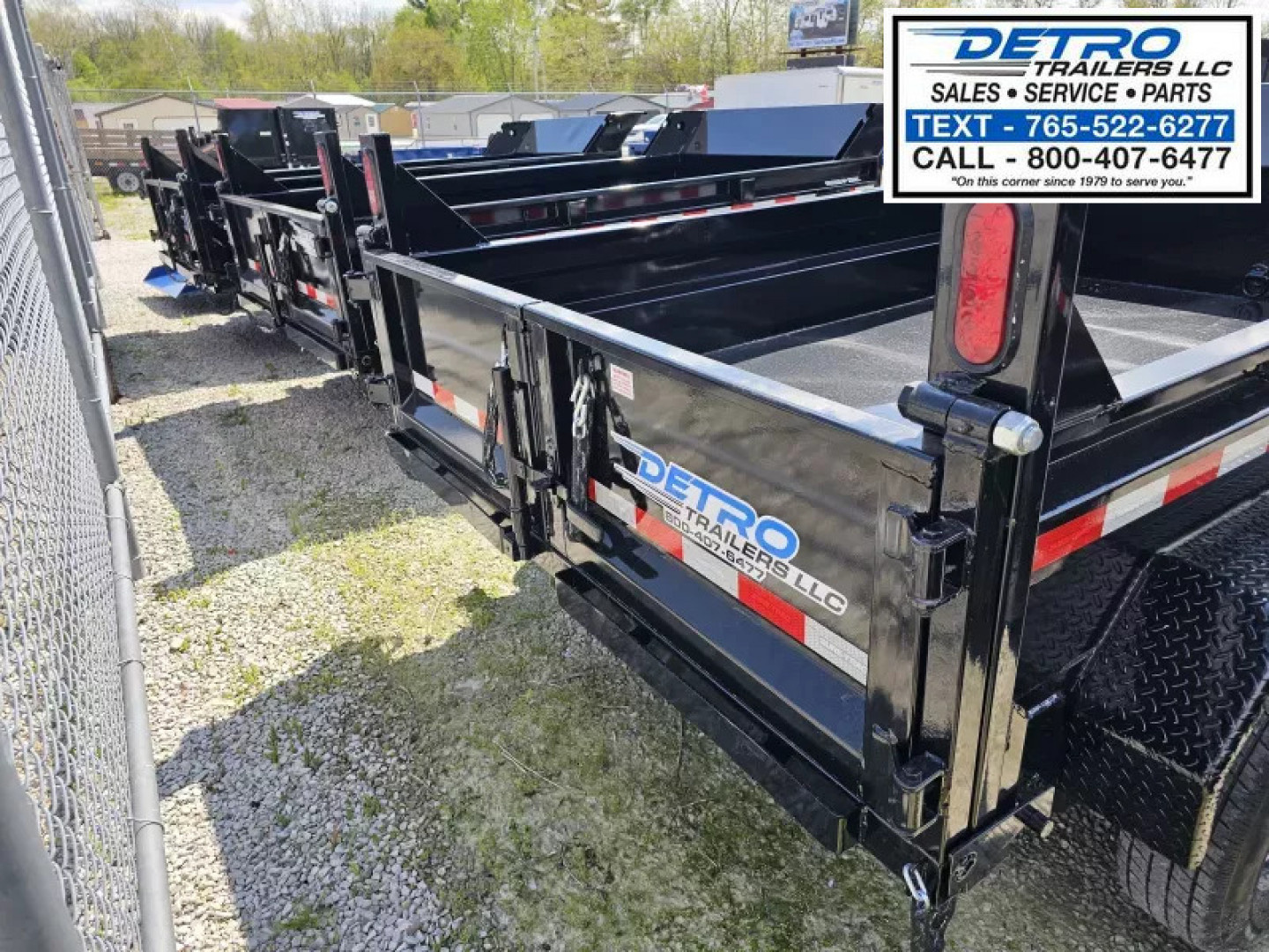 New 2025 Sure-Trac 6' x 10' 10K Single Ram SD Low Profile Dump Trailer