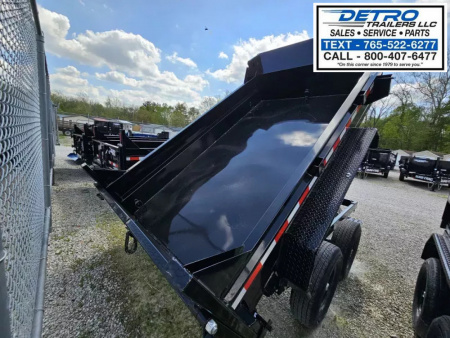 New 2025 Sure-Trac 6' x 10' 10K Single Ram SD Low Profile Dump Trailer