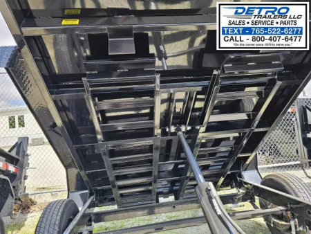 New 2025 Sure-Trac 6' x 10' 10K Single Ram SD Low Profile Dump Trailer