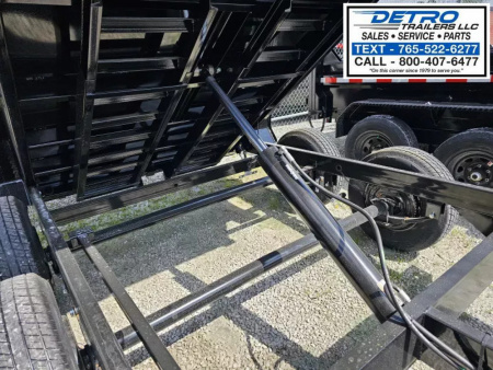 New 2025 Sure-Trac 6' x 10' 10K Single Ram SD Low Profile Dump Trailer