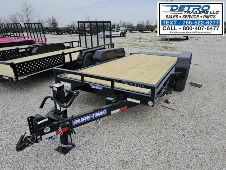 New 2025 Sure-Trac 82" x 16' 14K Full Bed Tilt Equipment Trailer